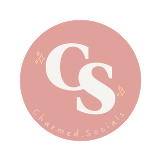 the logo for charmed socials